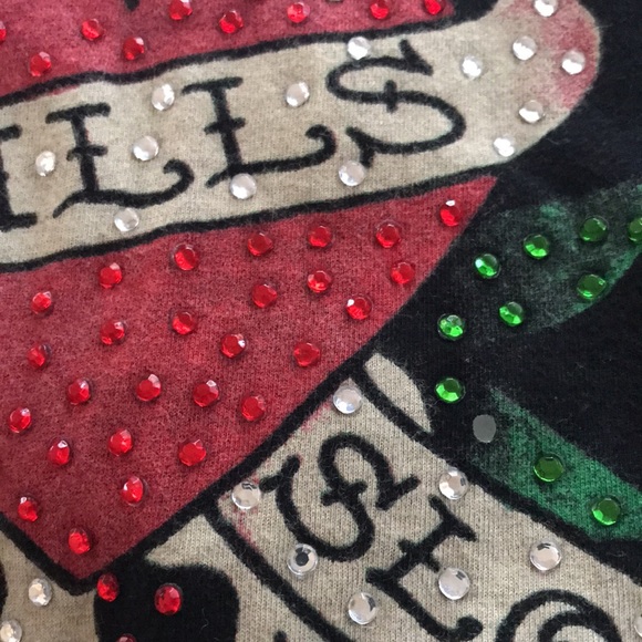 Vintage Don Ed Hardy by Christian Audigier T-Shirt XS Black Shirt Sleeve Tee - Picture 10 of 12